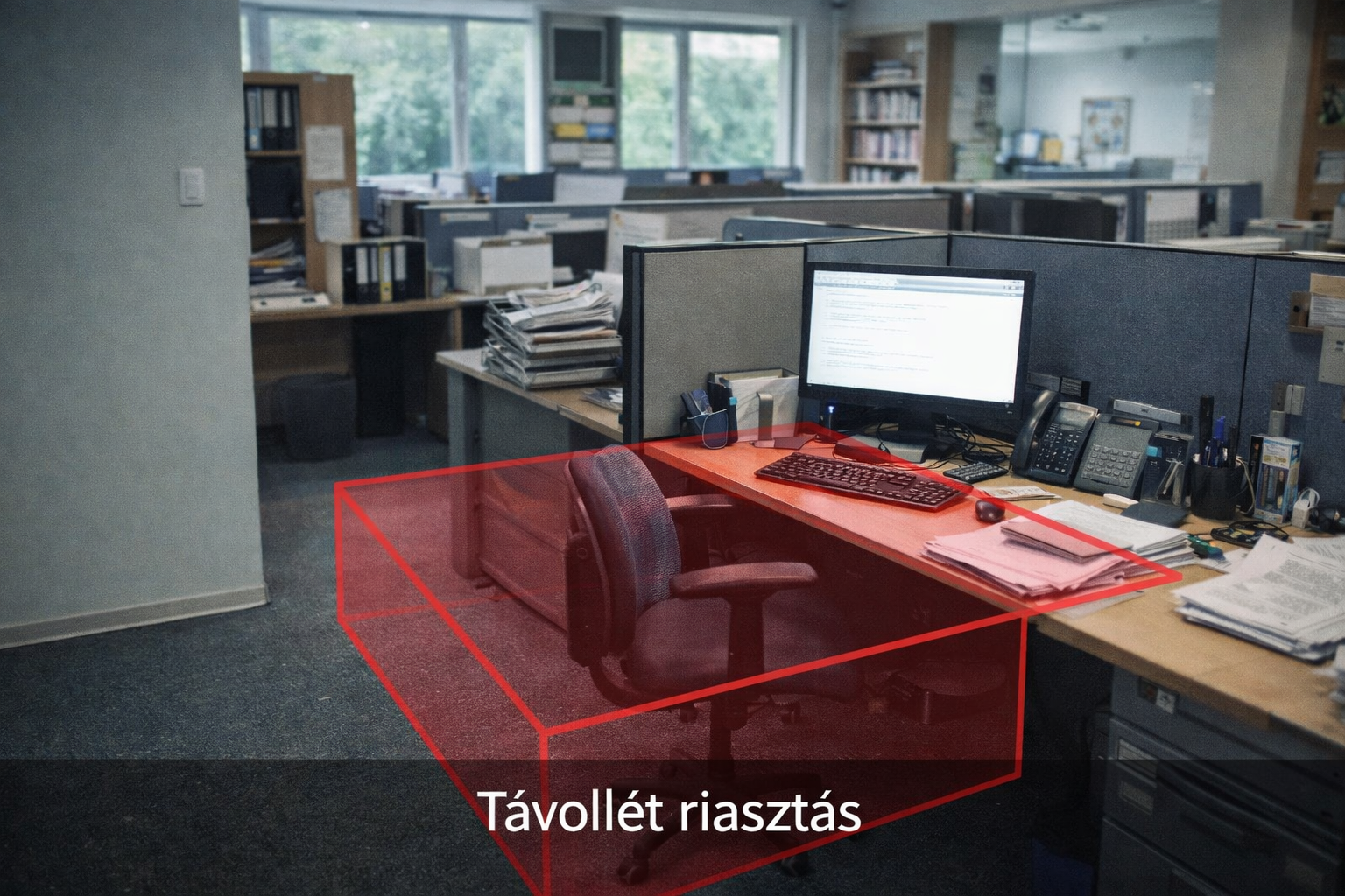 Távollét riasztás