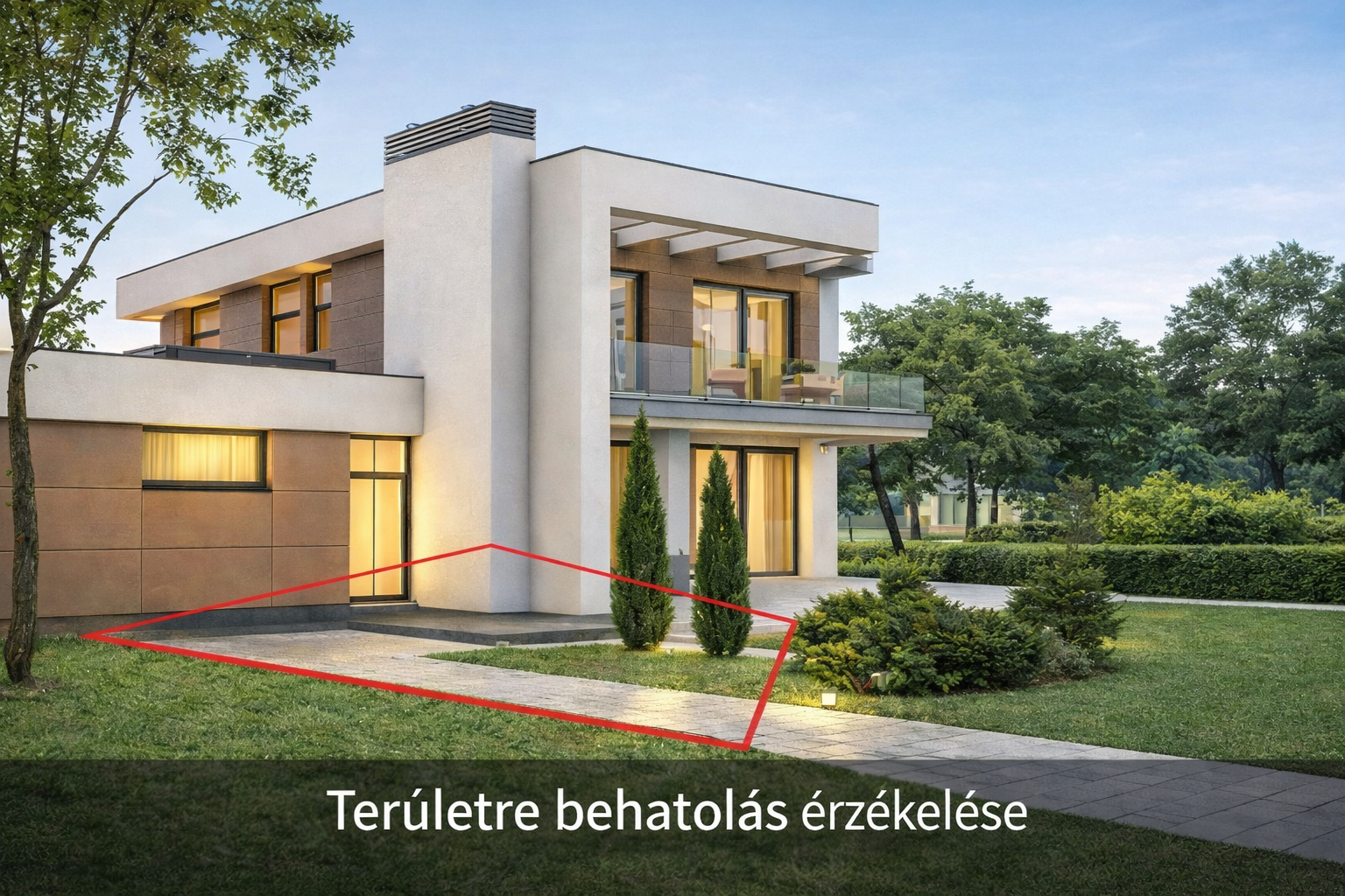 Területre behatolás érzékelése